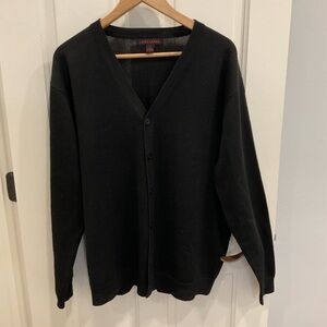 Linea Uomo Men’s Black Cardigan Size L